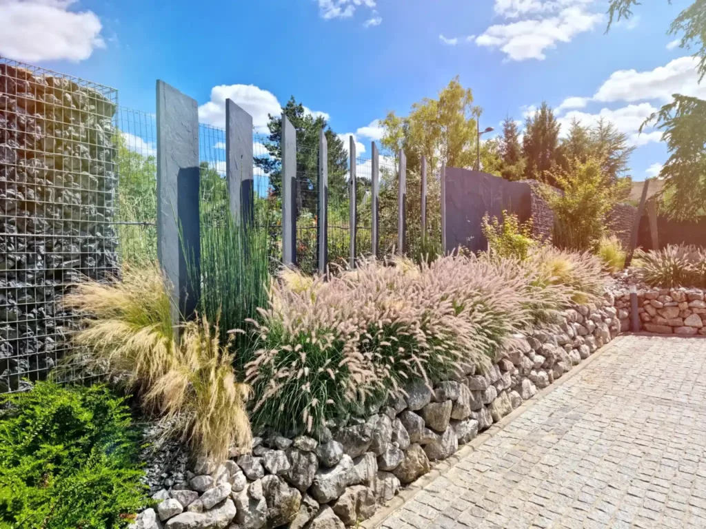 massif avec graminées