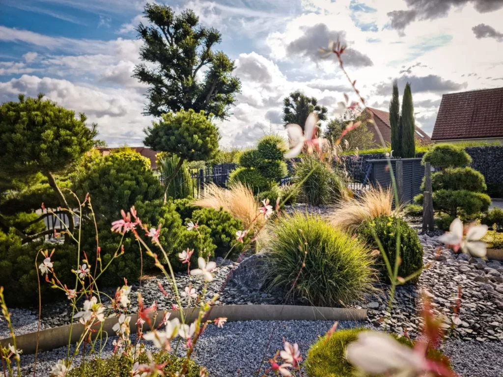 Superbe aménagement paysager