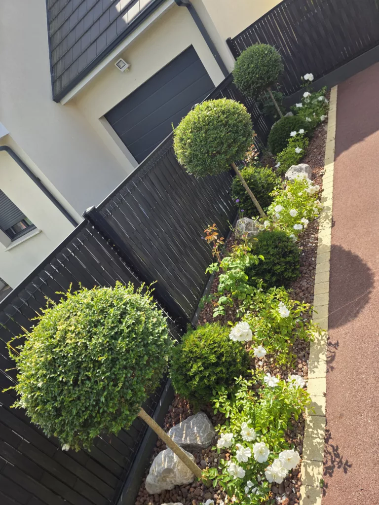 Massif fleuri décoratif décorosier Amiens