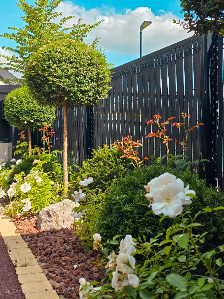 Massif fleuri décoratif