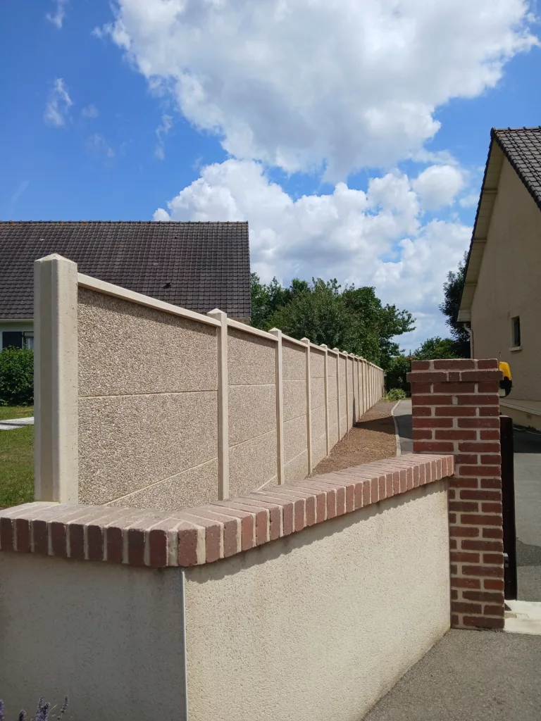 Clôture béton