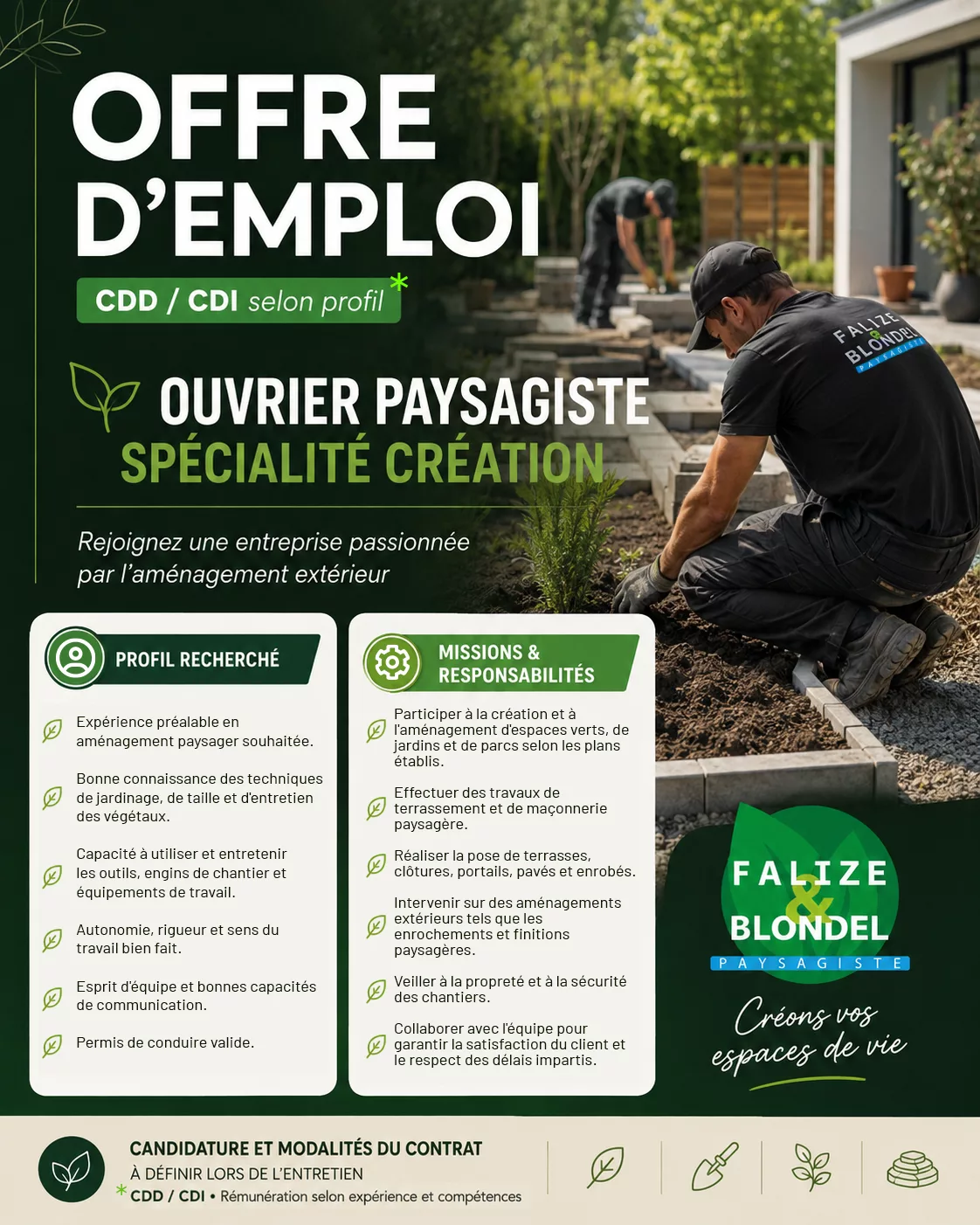 Falize & Blondel recrute